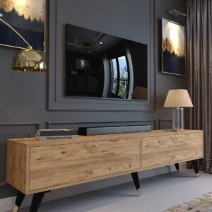 Festival TV Stand Gold G23016-6 Pine