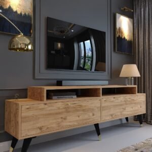Festival TV Stand Gold G23010-6 Pine