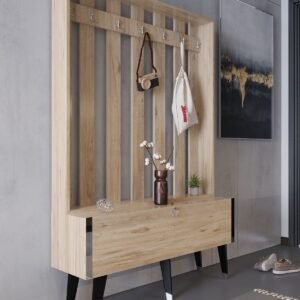 Festival Coat Stand - SP1007-6 Atlantic Pine Silver