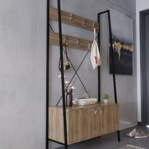 Festival Iron Footed Portmato - SDP2002-1-2 Silver Walnut