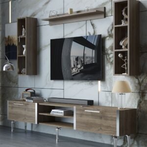 Festival TV Unit S3009-2-Y1-D1 Silver Walnut