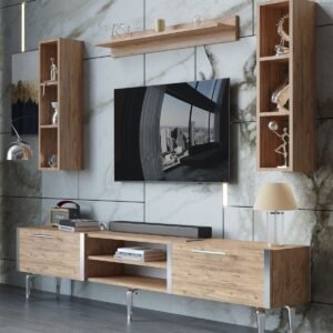 Festival TV Unit S3009-6-Y1-D1 Silver A. Pine