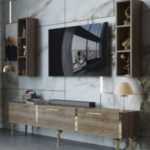 Festival TV Unit G3004-2-Y1-D1 Gold Walnut