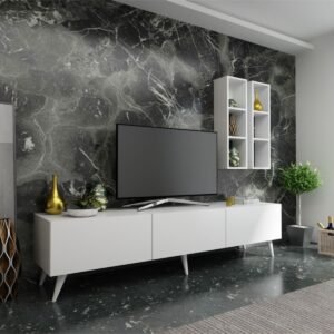 Ideal TV Unit Wall Shelf Q7003-1 White