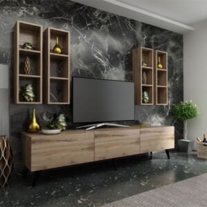 Ideal TV Unit Wall Shelf Q7802-3 Çırağan