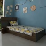 Trend Bedstead Q4026-5 Walnut Anthracite