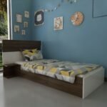 Trend Bedstead Q4021-5 White Walnut