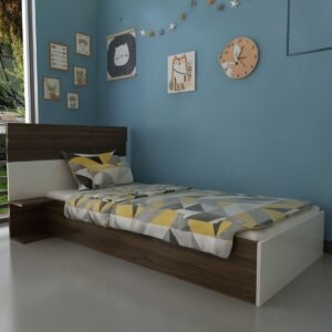 Trend Bedstead Q4021-5 White Walnut