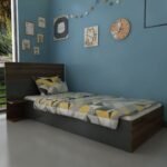 Trend Bedstead Q4027-5 Walnut Anthracite
