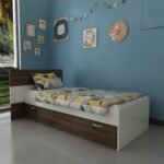 Trend Baby Bedstead Q4016-5 White Walnut
