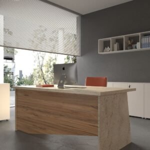 Festival Office Desk - OFFICE-5-8-6-160X75 White - Pine