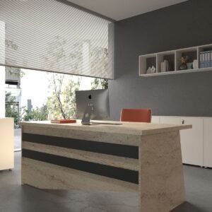 Festival Office Desk - OFFICE-4-8-4-160X75 White - Anthracite
