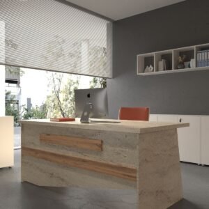 Festival Office Desk - OFFICE-9-8-6-180X75 White - Pine