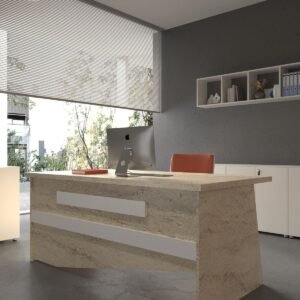 Festival Office Desk - OFFICE-9-8-1-180X90 White - White