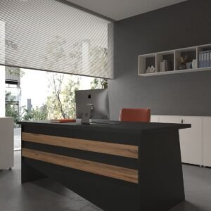 Festival Office Desk - OFFICE-6-4-6-180X90 White - Pine