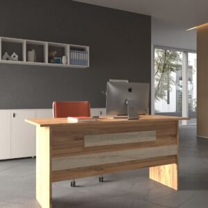 Festival Office Desk - OFFICE-8-6-8-160X75 White - Travelter