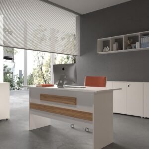Festival Office Desk - OFFICE-8-1-6-160X75 White - Pine