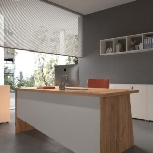 Festival Office Desk - OFFICE-7-6-1-160X75 White - White