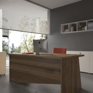 Festival Office Desk - OFFICE-4-2-2-180X60 White - Walnut